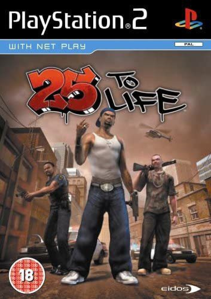Techglow 25 to life FULL GAME PLAYSTATION 2 in dvd video game