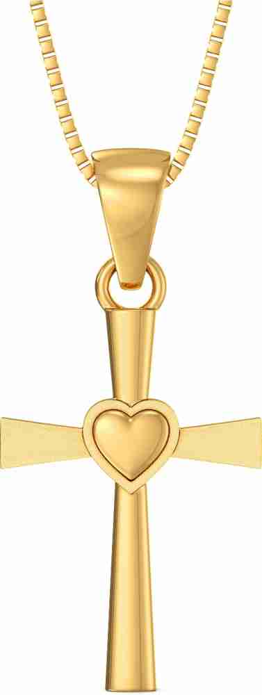 Gold cross pendant on sale joyalukkas