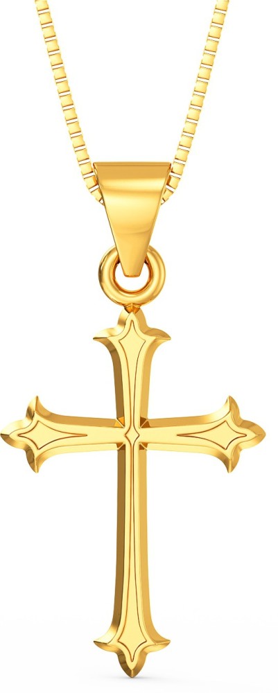 Gold cross deals pendant joyalukkas