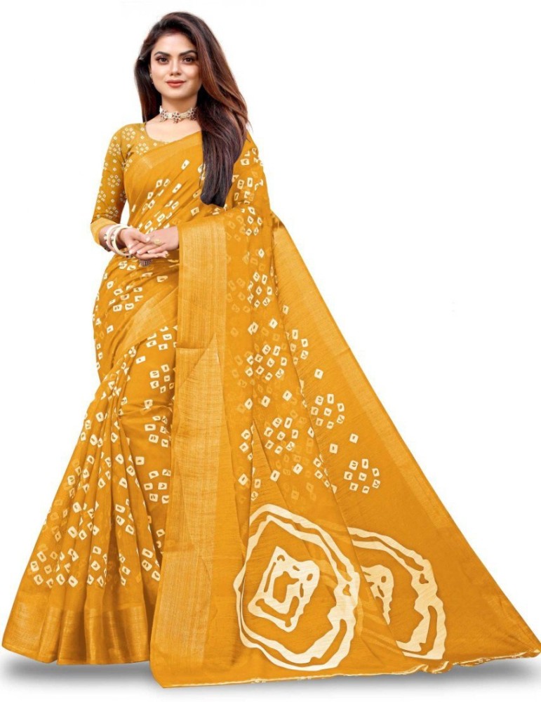 Flipkart on sale bandhej saree