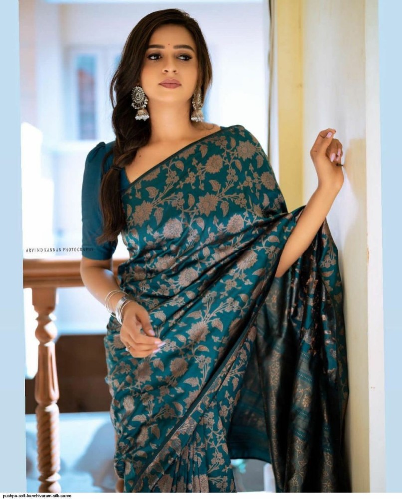 Soft silk saree on sale flipkart