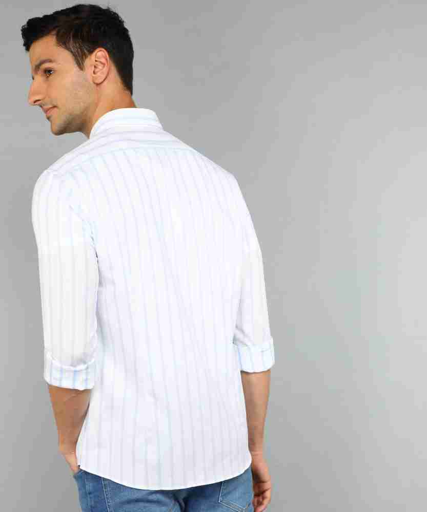 Calvin Klein Jeans Men Striped Casual Light Blue White Shirt Buy Calvin Klein Jeans Men Striped Casual Light Blue White Shirt Online at Best Prices in India Flipkart