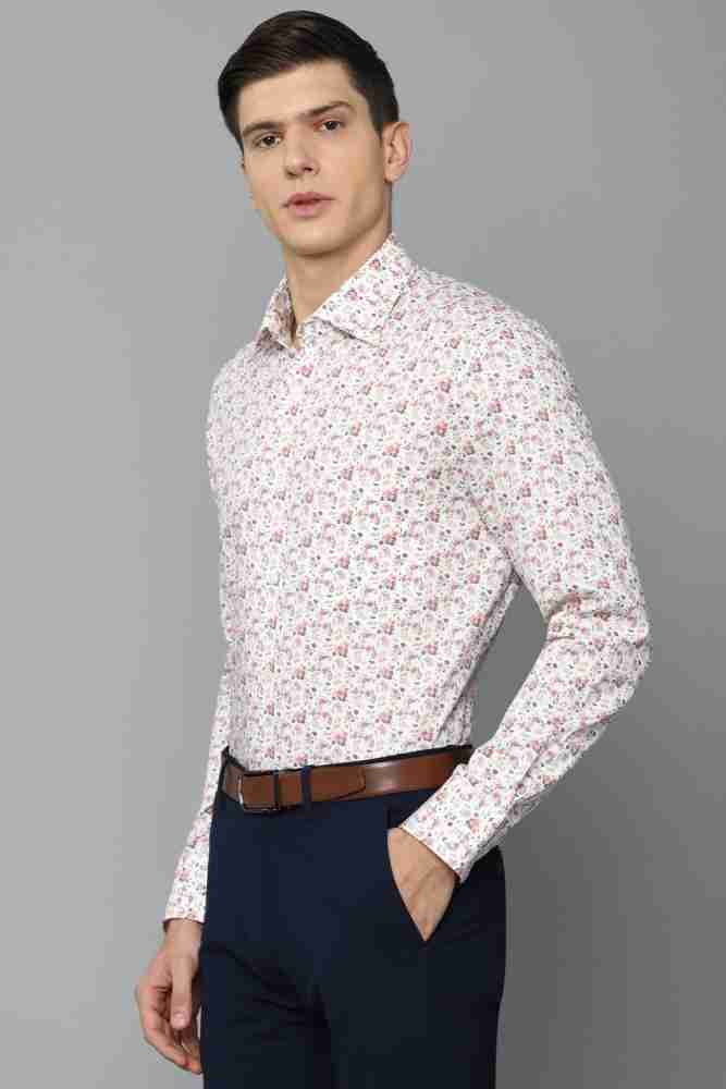 Buy LOUIS PHILIPPE Mens Slim Collar Self Printed Formal Shirt