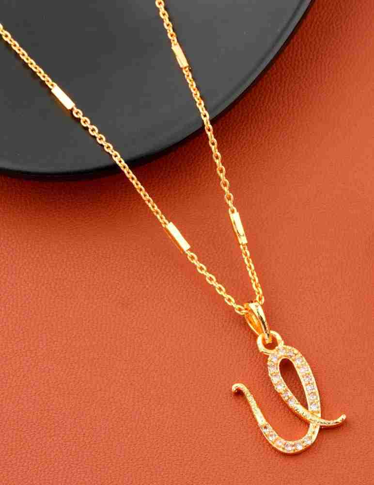 Letter on sale u necklace