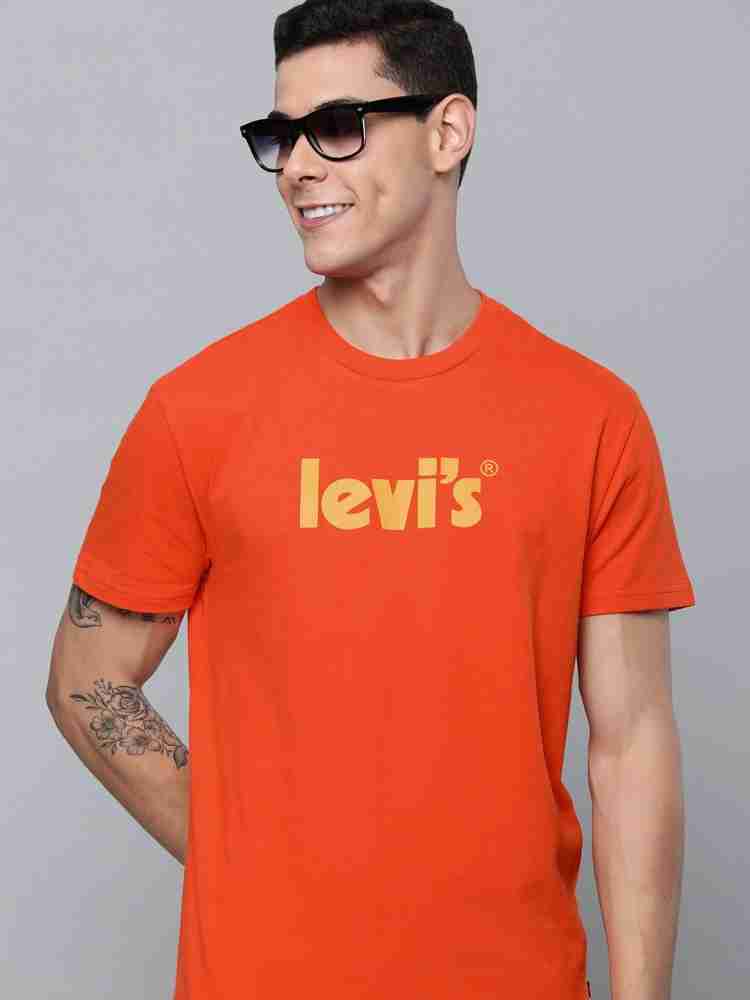 levis t shirt orange