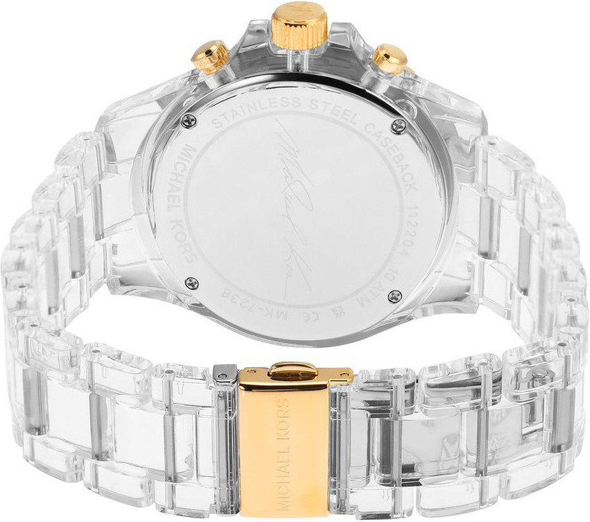 Clear michael kors watch cheap
