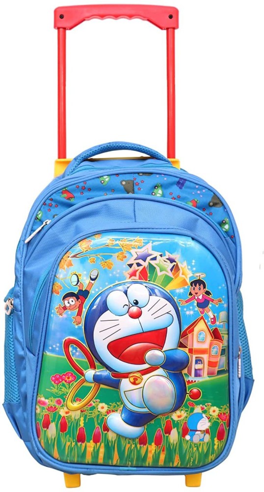 KLQDZMS Cartoon Doraemon Travel Trolley Suitcase For Children Rolling  Luggage Travel Bag On Wheels