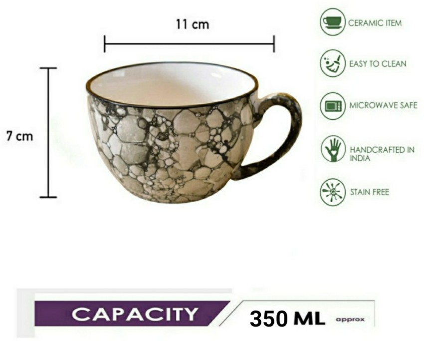 Luminescence Enterprises Ceramic Cup Shaped Soup Bowl/ Coffee/ Tea, Milk,  Blue color, Pack Of 2 Ceramic Coffee Mug Price in India - Buy Luminescence  Enterprises Ceramic Cup Shaped Soup Bowl/ Coffee/ Tea