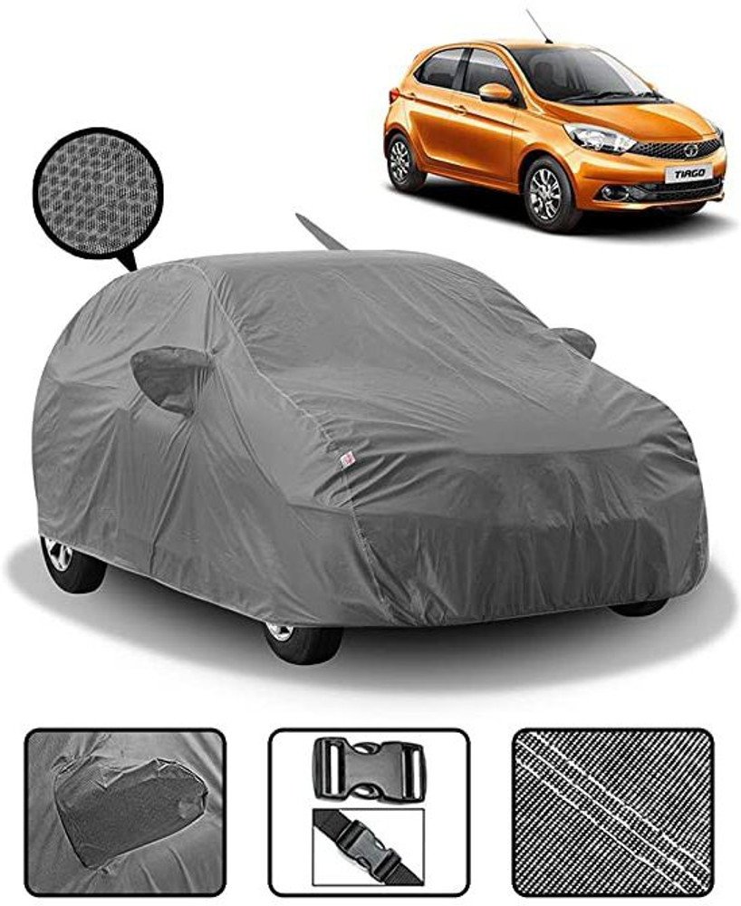 Anlopeproducts Car Cover For Tata Tiago XT Petrol With Mirror Pockets Price in India Buy Anlopeproducts Car Cover For Tata Tiago XT Petrol With Mirror Pockets online at Flipkart