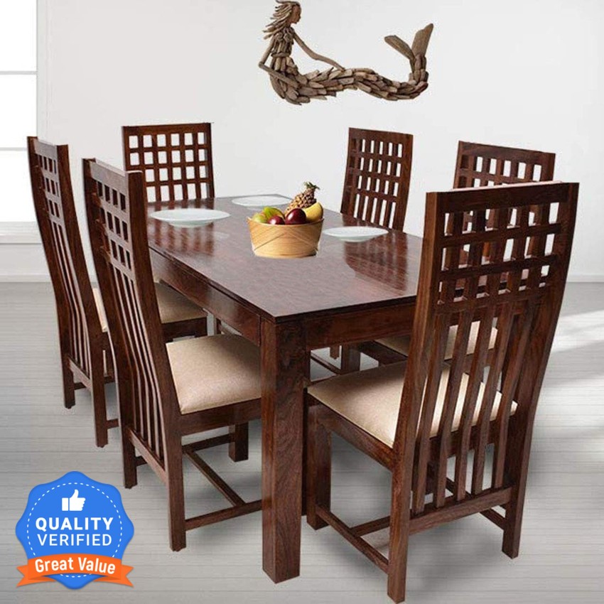 Dining table best sale chairs wooden