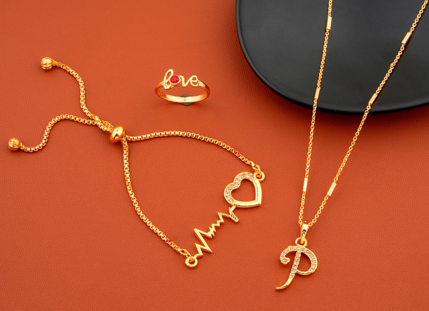 P shop name pendant