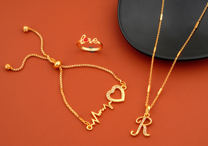 R shop name bracelet
