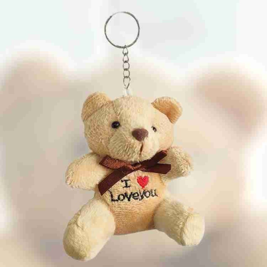 Mini Teddy Bear Keychain, High end inspired keychain, Faux Leather  Keychains