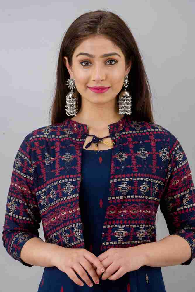 Flipkart long jacket kurti sale