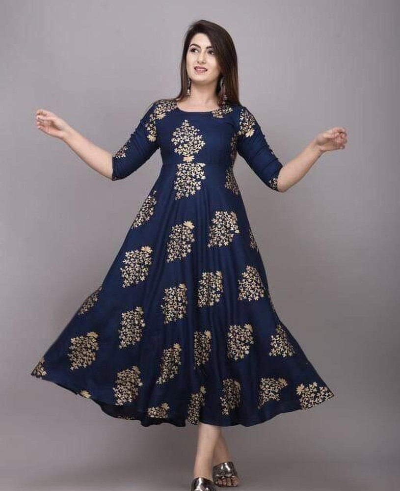 Shops flipkart gown kurti