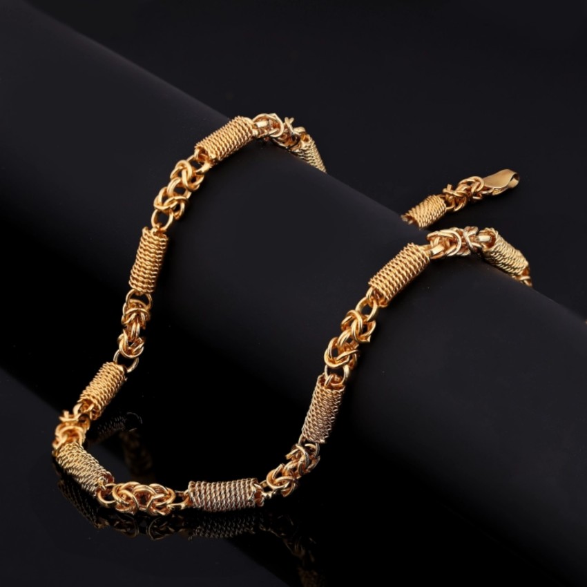 Happy Jewellery Gold Chain Most Popular Statement Design Gold Necklace Chain  For Men Gold-plated Gold-plated Plated Alloy Chain Price in India - Buy  Happy Jewellery Gold Chain Most Popular Statement Design Gold