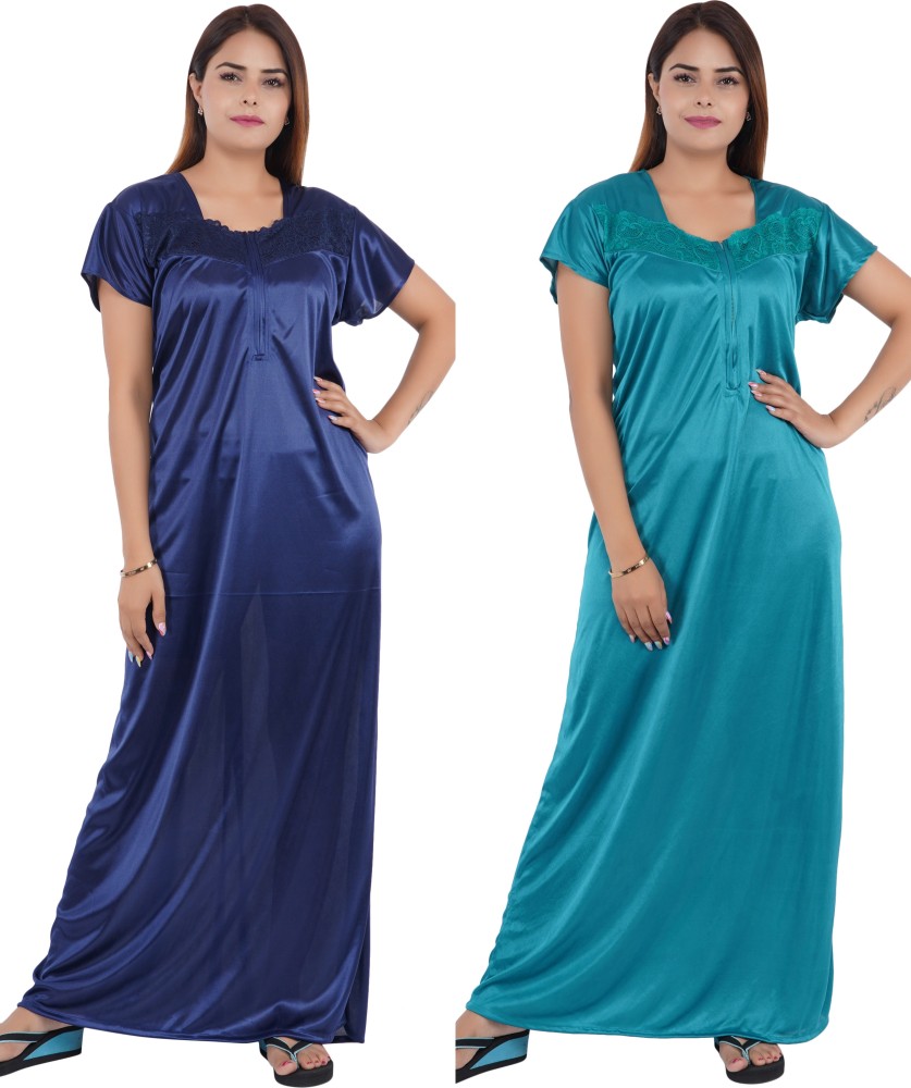 satin nighty flipkart