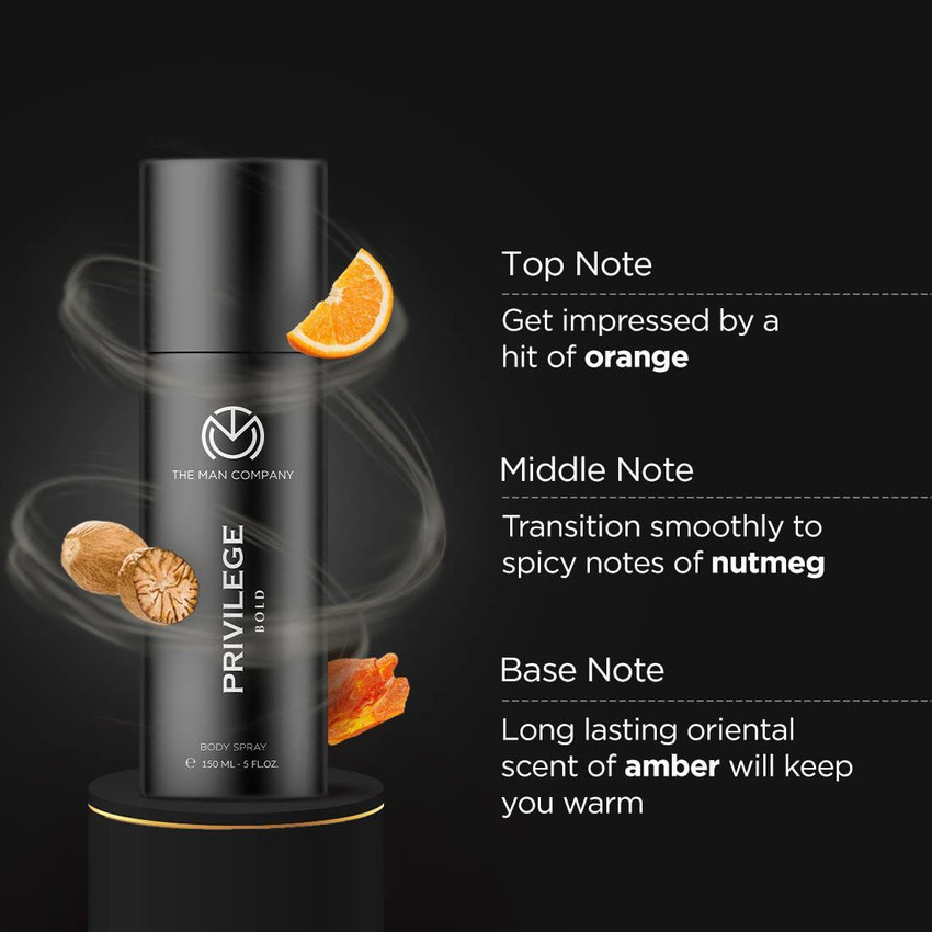 Bold black body sale spray