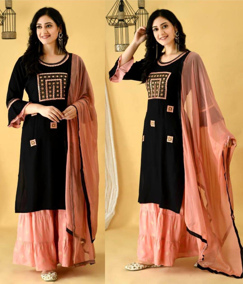 Kurti with palazzo on flipkart online