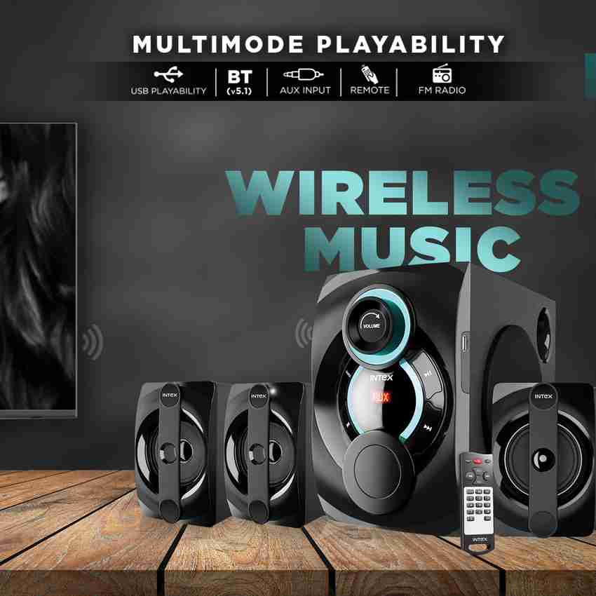 Buy Intex STAR FMUB 4.1 CH 78 W Bluetooth Home Audio Speaker