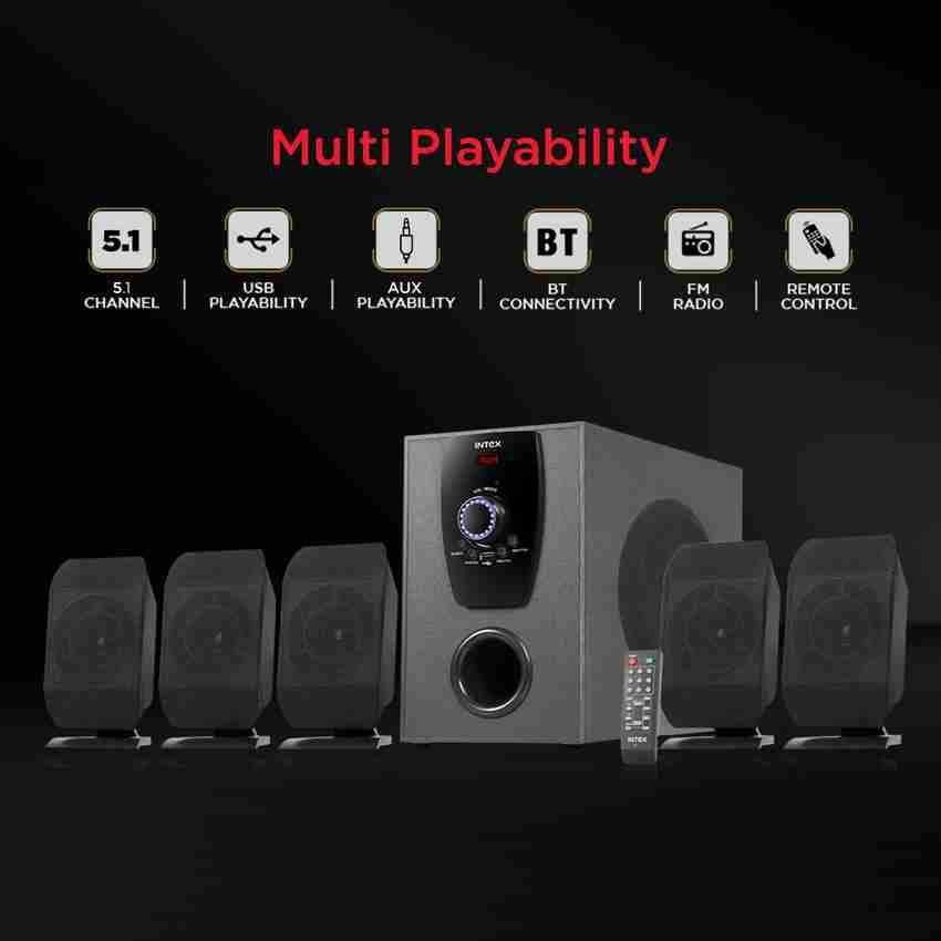Flipkart home theater intex 5.1 discount