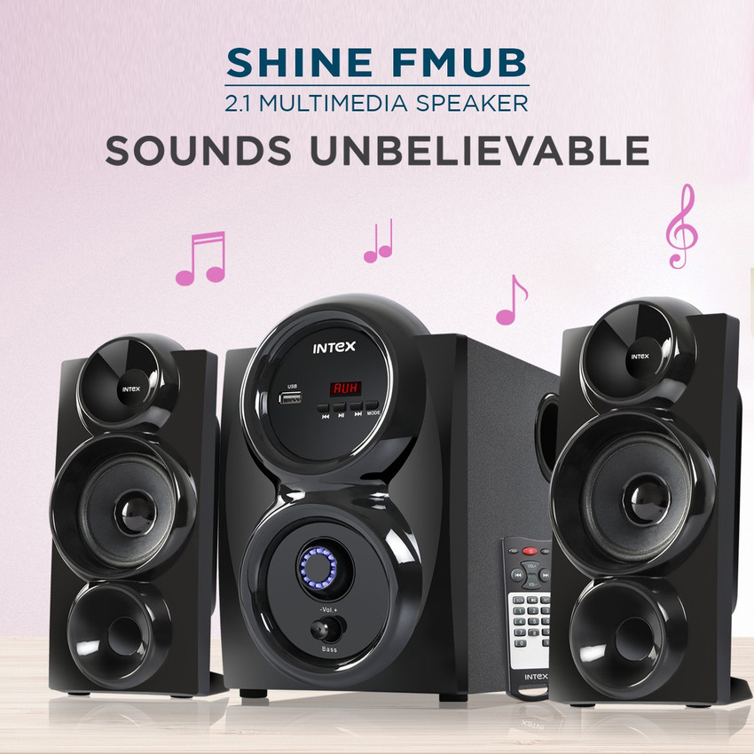 Intex 2.1 speakers flipkart sales