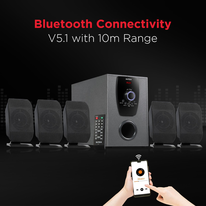 Intex home theatre 5.1 bluetooth clearance
