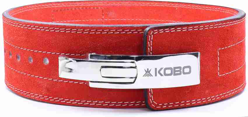 KOBO Leather Power Lifting Lever Belt Back Support Back Lumbar