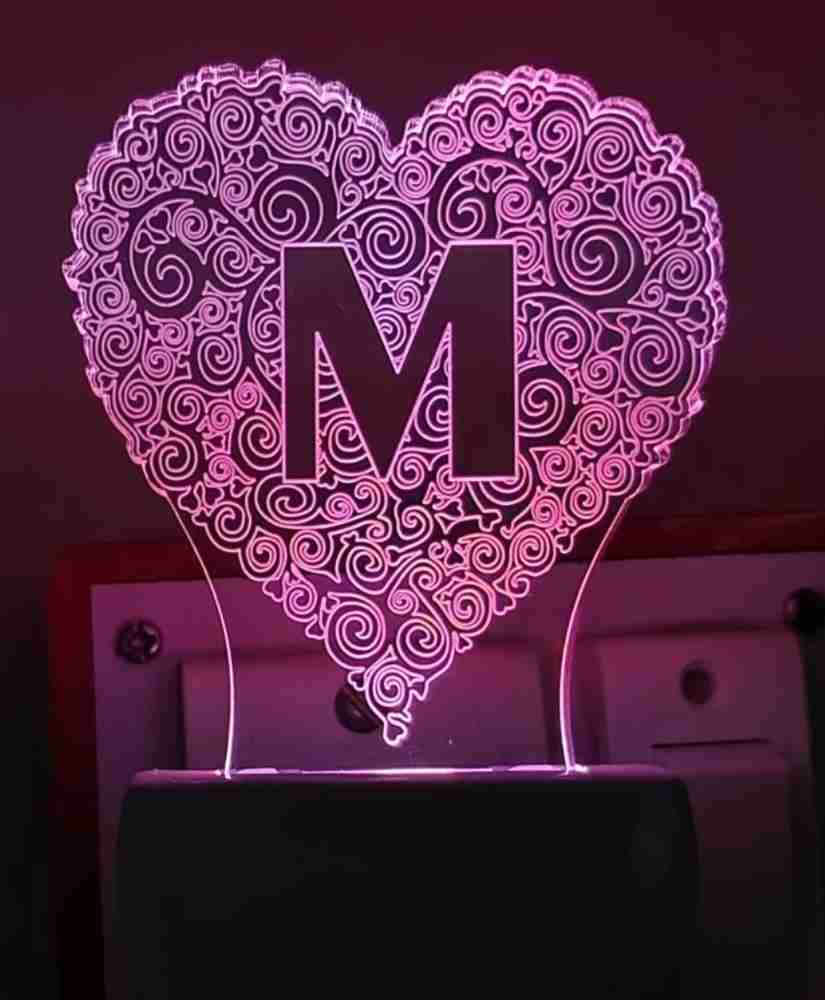 MANTRA ENTERPRISE 28 3D MLOVE Night Lamp Price in India - Buy 