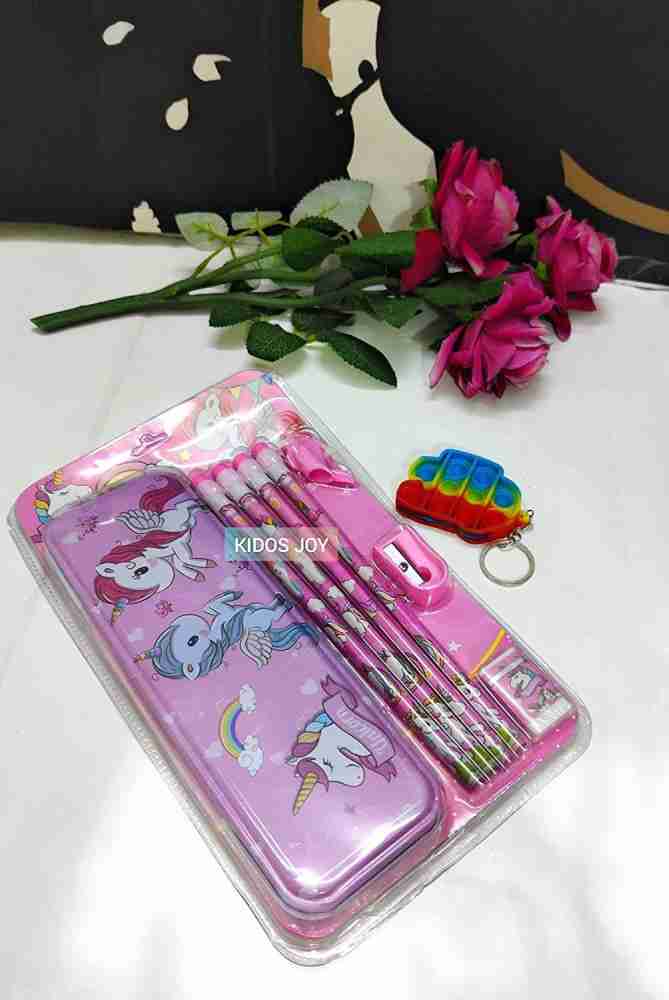 KIDOS JOY Cute Stationery Kit for/ Pencil case,(Unicorn) -  UNICORN