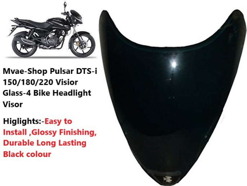 Mvaeshop H L VISOR GLASS flexible FOR All Pulsar MODEL BLACK
