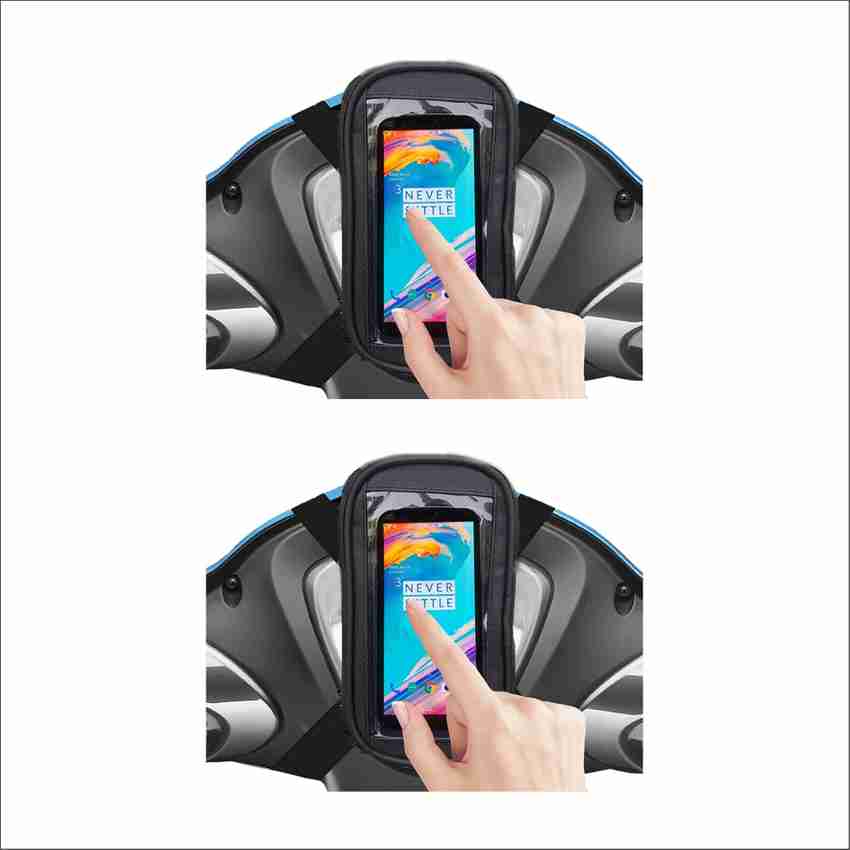 Always Plus Mobile Holder Pouch for All Scooty Scooters. Rain Resistant Zip Pouch PACK OF 2 Bike Mobile Holder Price in India Buy Always Plus Mobile Holder Pouch for All Scooty Scooters