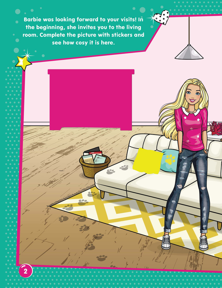 Barbie dream sales house replacement stickers