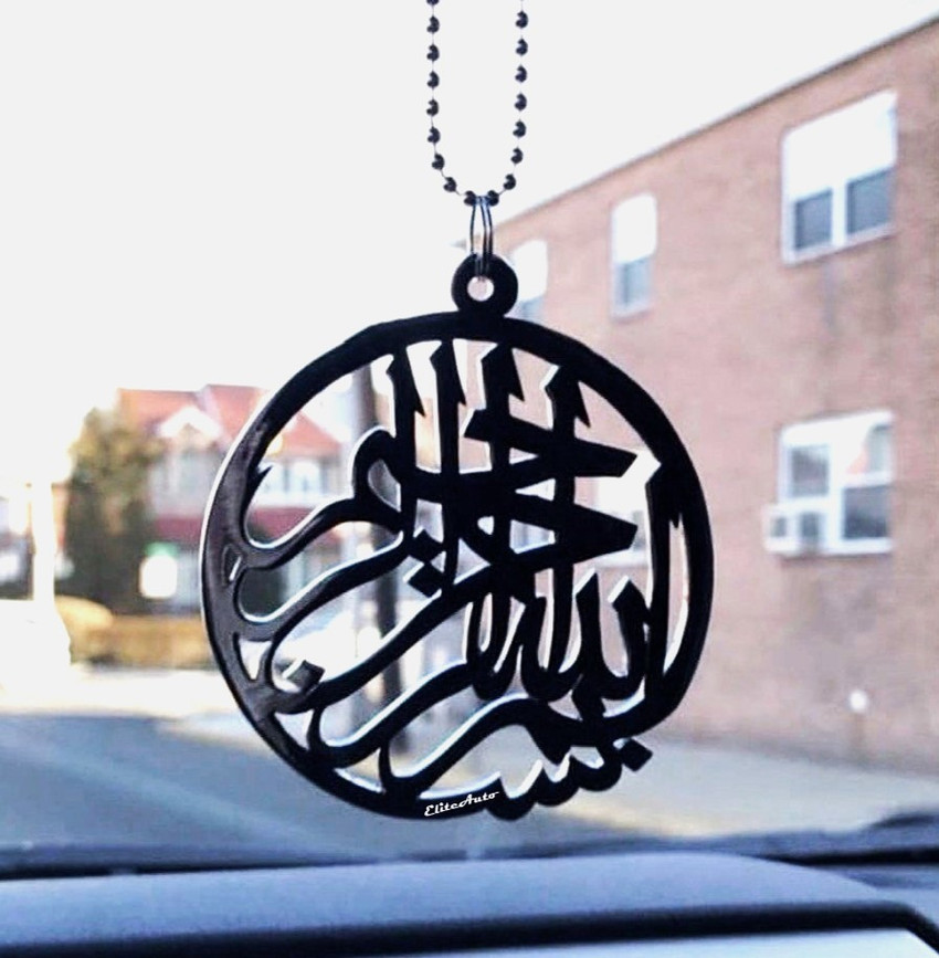 Car on sale mirror necklace