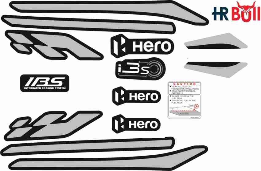 Hero best sale sticker bike