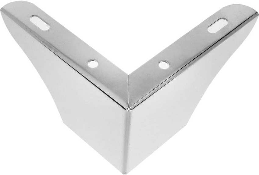 Balaji Wood Mart Silver Chrome Polished 3 inch Metal Furniture