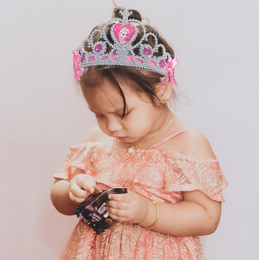 Princess crown hot sale hair