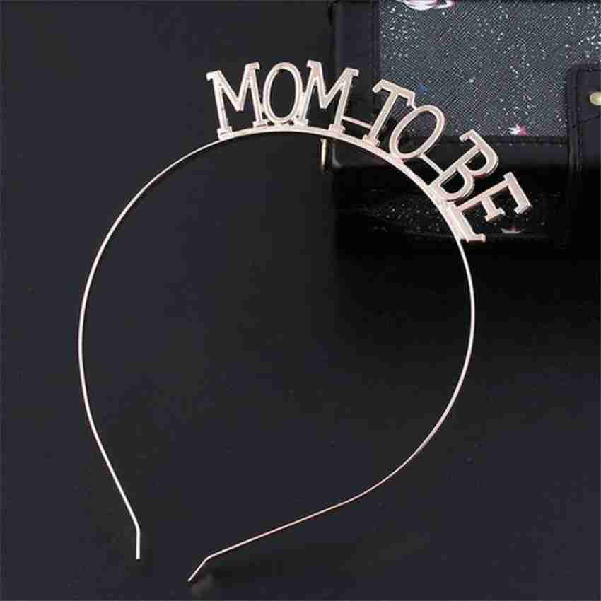 Baby shower headband for mom sale