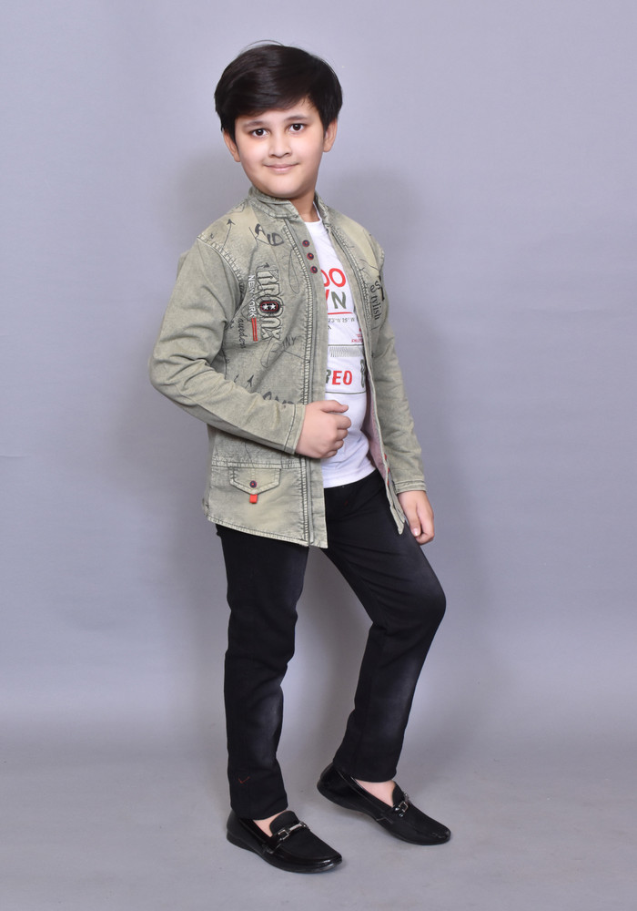 Pent shirt with jacket shop