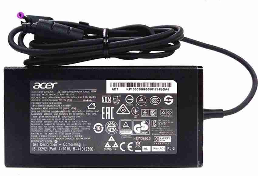 Acer 135W Charger for Nitro 5 Predator Helios 300 - AN515 Series 135 W  Adapter - Acer 