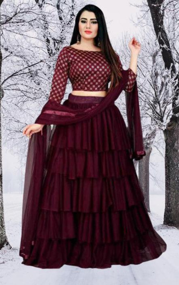 Ruffle Lehenga - Buy Latest Designer Lehenga for Women Online 2023