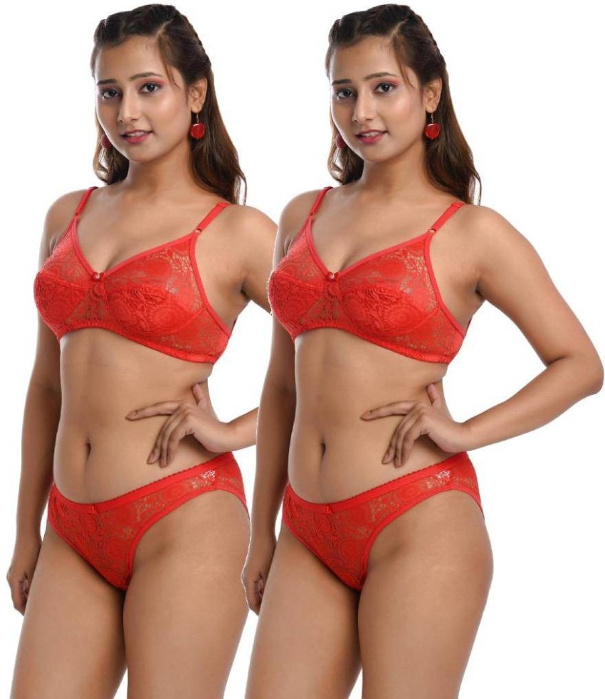 Buy Red Lingerie Set Online In India -  India