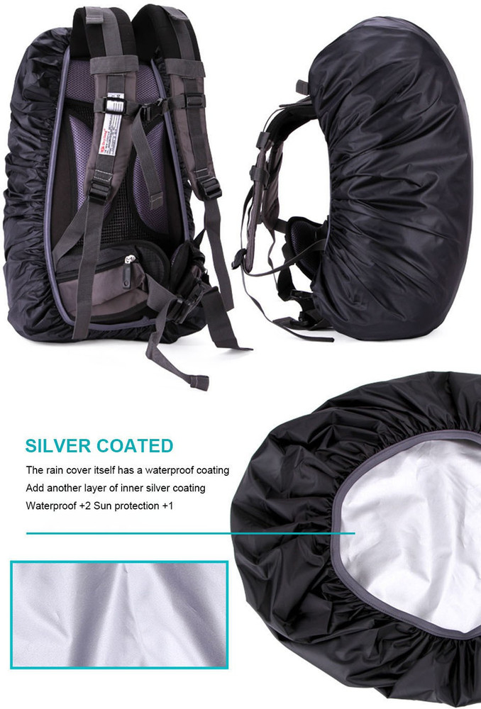 ERetailMart BC 01 Nylon material waterproof Bag Cover with Pouch for Laptop Office College Bags Luggage Cover Price in India Buy ERetailMart BC 01 Nylon material waterproof Bag Cover with Pouch for La...