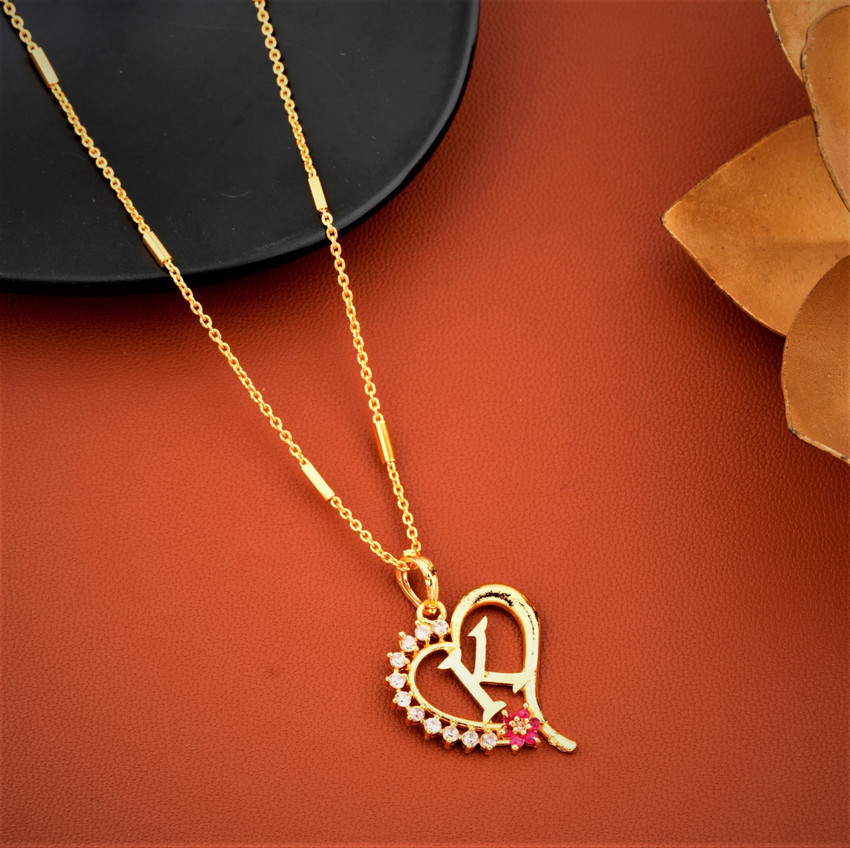 Gold chain shop with letter k