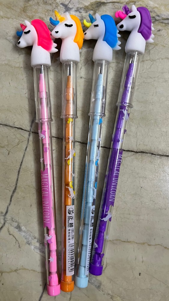 Pencil with Light Unicorn Pencils for Kids, Kawaii Pencils for Kids, Boys,  at Rs 30/piece, Surat