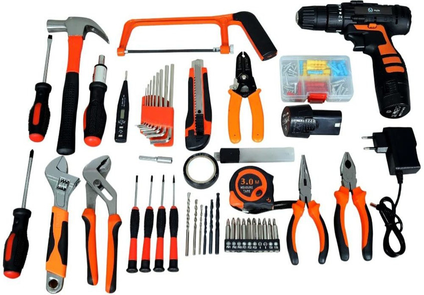 Cordless drill discount and tool set