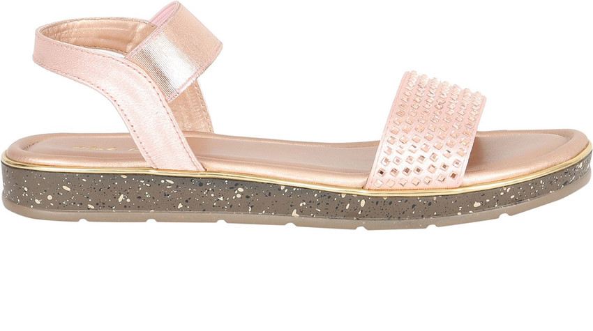 Pink leaf sandals hot sale