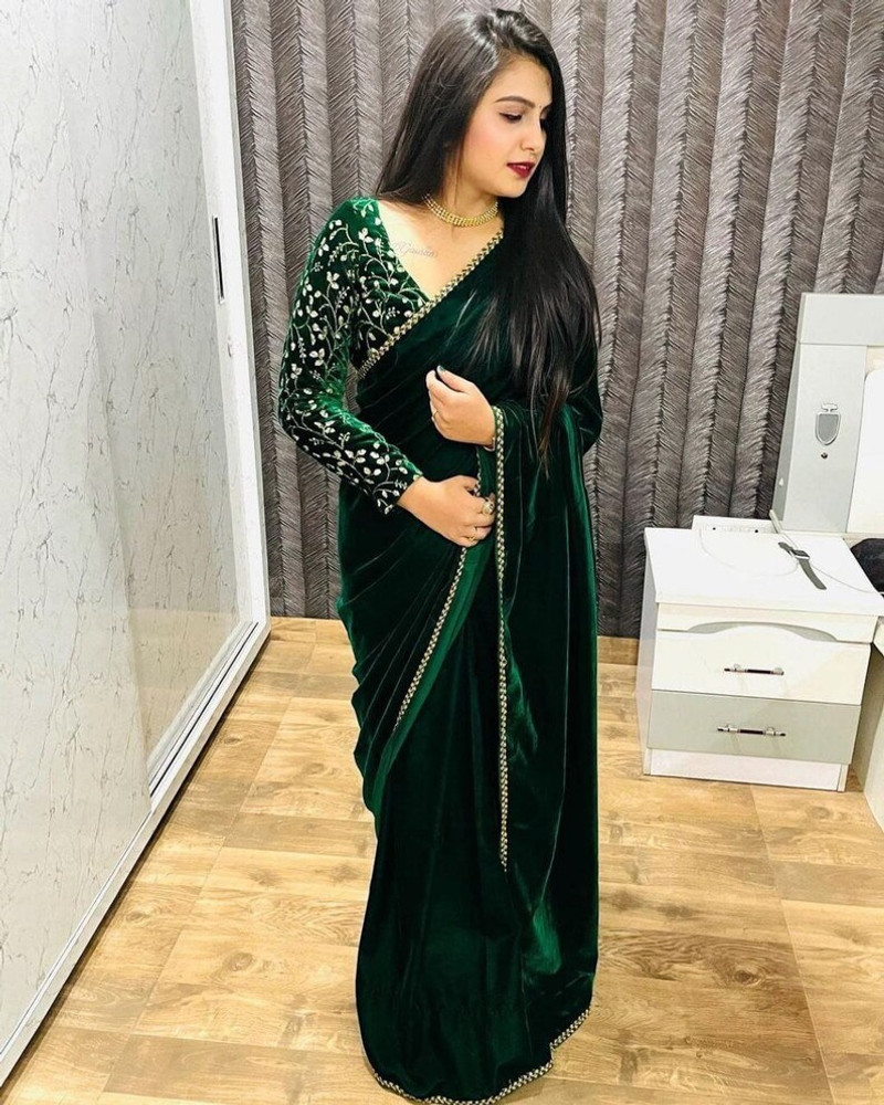 Velvet saree flipkart top
