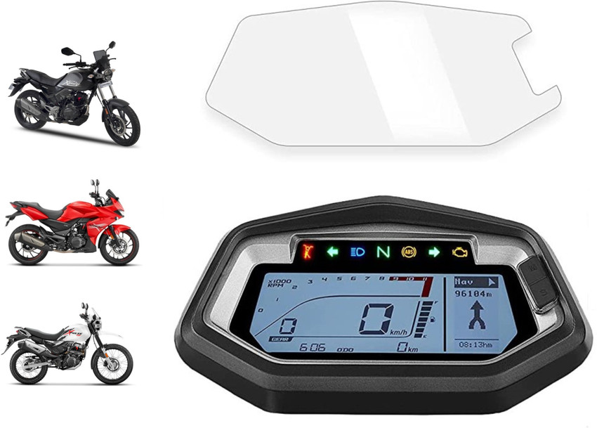OBEROI S TRADERS Tempered Glass Guard for Speedo Meter Display Screen Guard Tempered Anti Scratch Protector For Hero XPulse 200 Hero Xtreme 200S