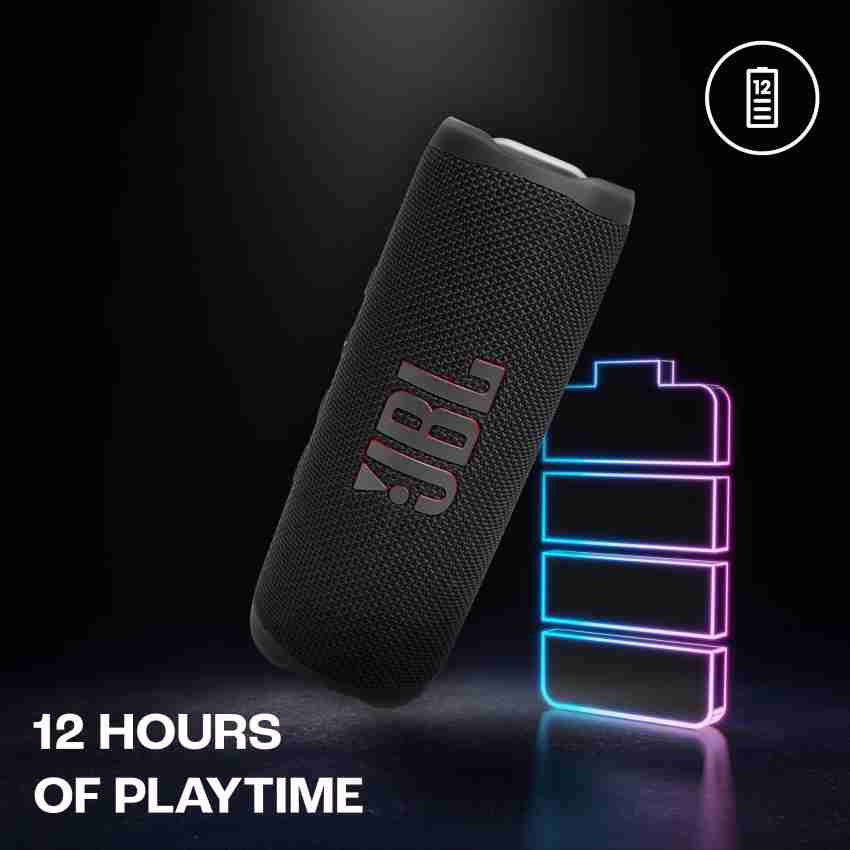 JBL Flip 6 Portable Speaker System - Black (JBLFLIP6BLKAM) for sale online